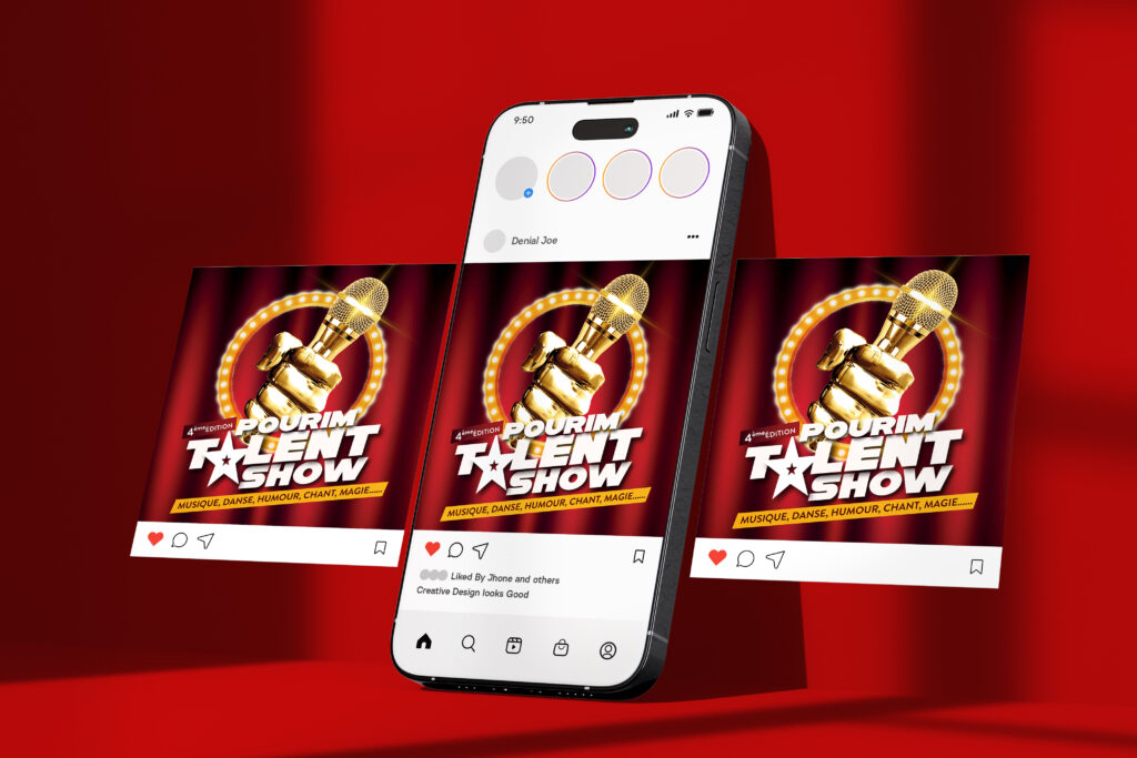 Instagram  Carousel Mockup Post Template
